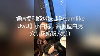 颜值福利姬嫩妹【DreamlikeUwU】小白兔，高颜值白虎穴，粉奶粉穴 (1)