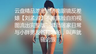 云盘精品泄密！济南眼镜反差婊【刘孟淑】不雅露脸自拍视图流出完整版，紫薇居家日常与小胖男友各种啪啪，叫声就骚的狠