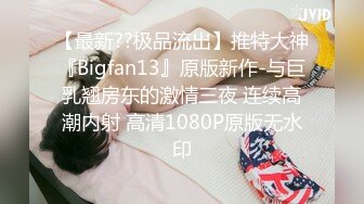 【最新??极品流出】推特大神『Bigfan13』原版新作-与巨乳翘房东的激情三夜 连续高潮内射 高清1080P原版无水印