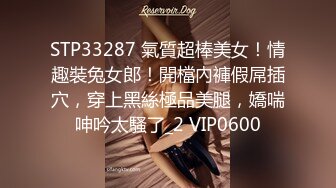 STP33287 氣質超棒美女！情趣裝兔女郎！開檔內褲假屌插穴，穿上黑絲極品美腿，嬌喘呻吟太騷了_2 VIP0600