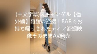 (中文字幕)スキャンダル【番外編】奇跡の盗撮！BARでお持ち帰りされたティア盗撮映像そのままAV発売